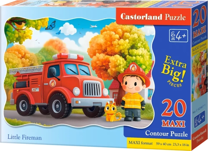 Dėlionė Mažasis gaisrininkas MAXI 20 dalių CASTORLAND