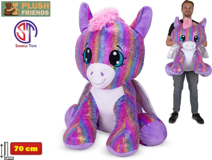 Pliušinis pegasas Star Sparkle 70 cm