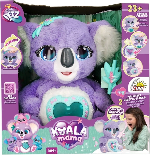 Interaktyvi pliušinė koala mama CLUB PETZ iš IMC Toys