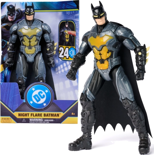 30 cm Batman Night Flare figūrėlė su šviesos ir garso efektais