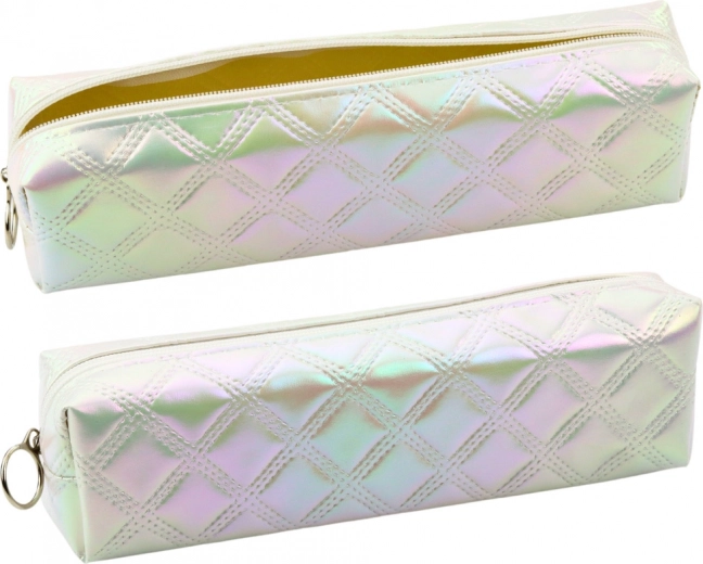 Pearlescent School Case with Embossed Pattern