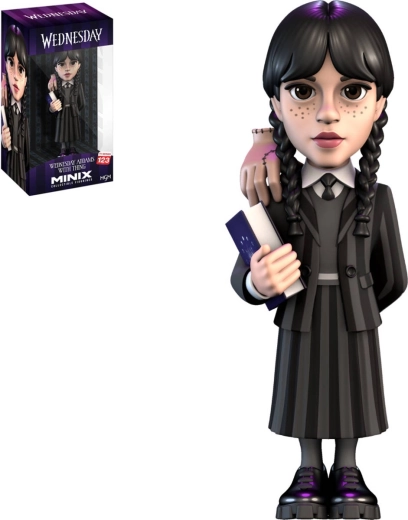 MINIX kolekcinė figūrėlė Wednesday Addams su ranka – 1 vnt.