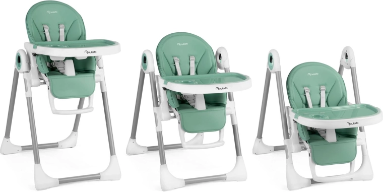 Grows with your child: height and reclining backrest