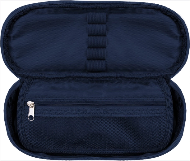 Organizer with pocket and elastic loops