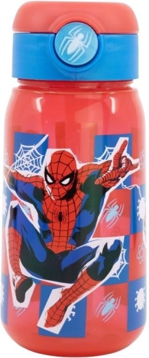 Plastikinis buteliukas su šiaudeliu Spiderman 510 ml
