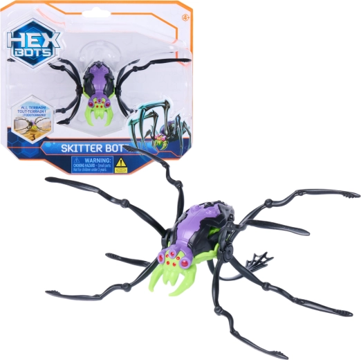 Robotinis voras HEX BOTS Skitter Bot nuo Spin Master