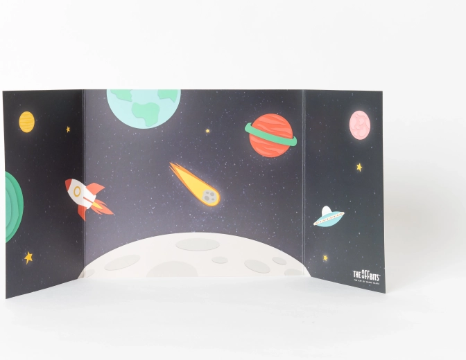 Kosminė scena dar didesniam įspūdžiui