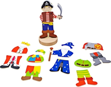 Magnetinė aprengimo dėlionė – mistinės figūros nuo Bigjigs Toys