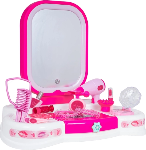 Light-up touch mirror