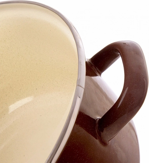 Atsparus emalis ir nerūdijančio plieno briauna