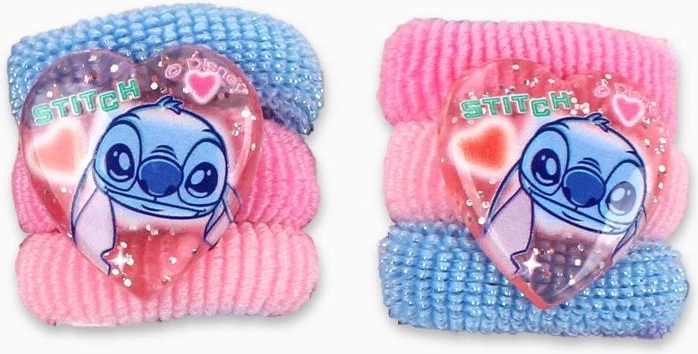 Elastingos gumytės su dekoratyvine STITCH širdele