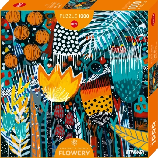 HEYE square puzzle Flowery: Tropical Sun, 1000 pieces