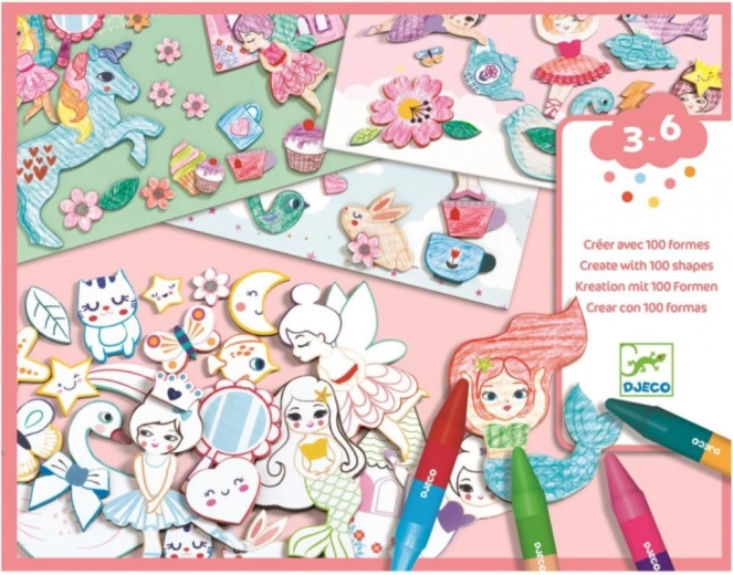 Djeco Create Your World Girls - 1 piece