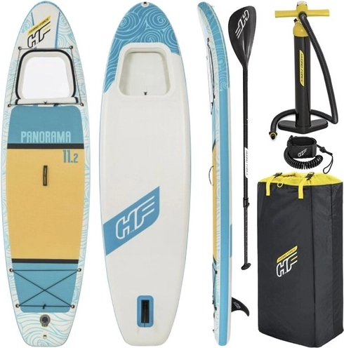 Inflatable HYDRO-FORCE paddleboard with panoramic viewing window