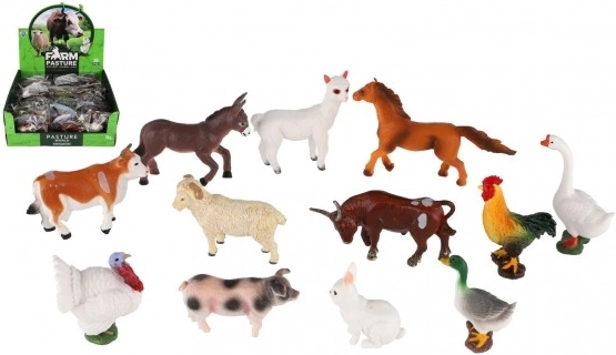 Plastic Farm Animal Figures Mix of Species