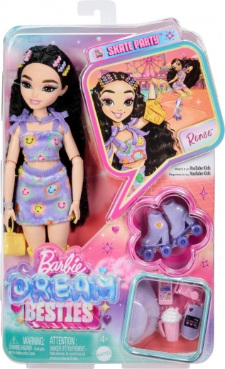 Barbie Dream Besties Renee su riedučiais
