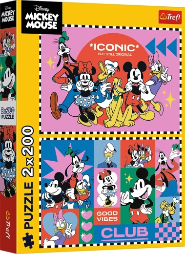 Dėlionė 2×200 dalių Disney – laikas su draugais