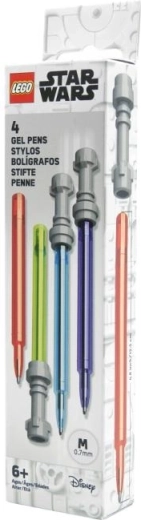 Lego Star Wars gel pens lightsaber – set of 4 pcs