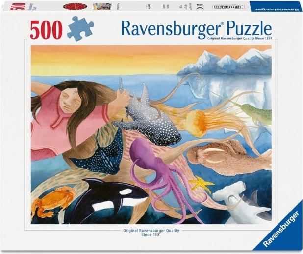 Ravensburger dėlionė „Jūros motina“ (500 dalių)