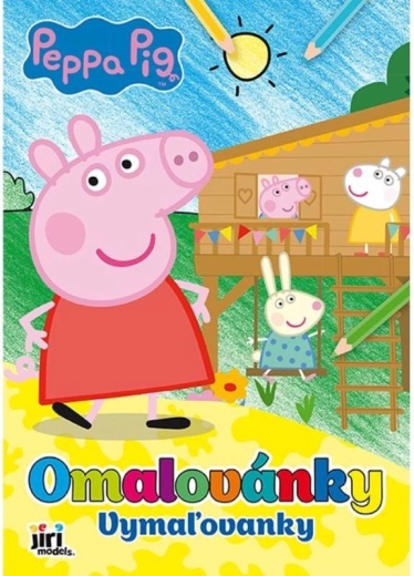 Spalvinimo knygelė A4 Kiaulytė Pepa