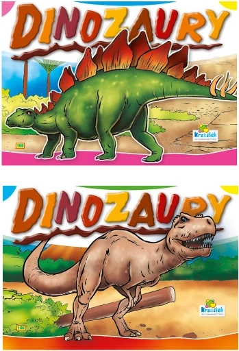 Dinozaurų spalvinimo knygelė