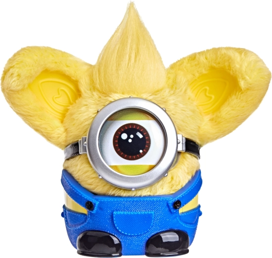 Ikoninė minionų išvaizda su nuimamais priedais