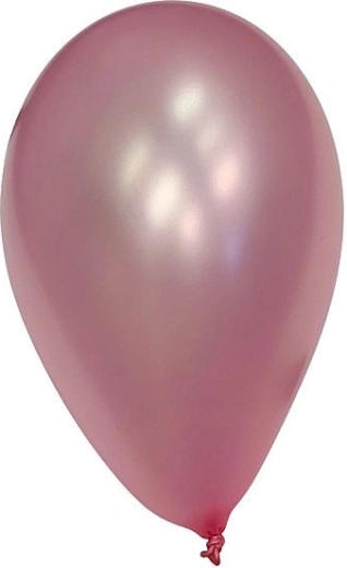 Balloons 23 cm – metallic color mix, 12 pcs