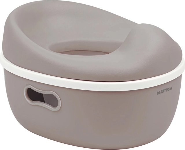 Nattou 3-in-1 Training Potty Potty taupe