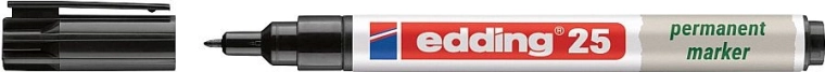 Permanentinis žymeklis Edding 25 EcoLine, juodas