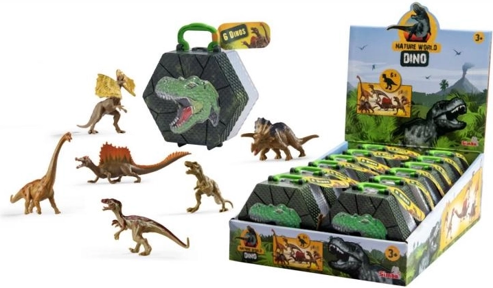 Dinozaurų figūrėlės 8–9 cm, rinkinys 6 vnt.