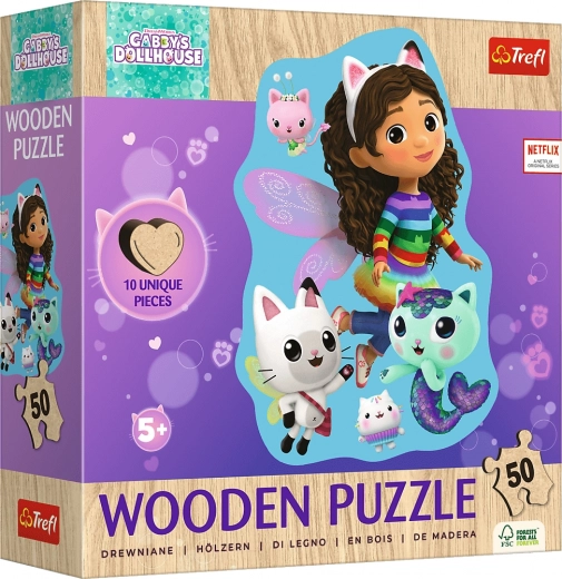Wooden Puzzle Gabynin Magical Cottage 50 Pieces