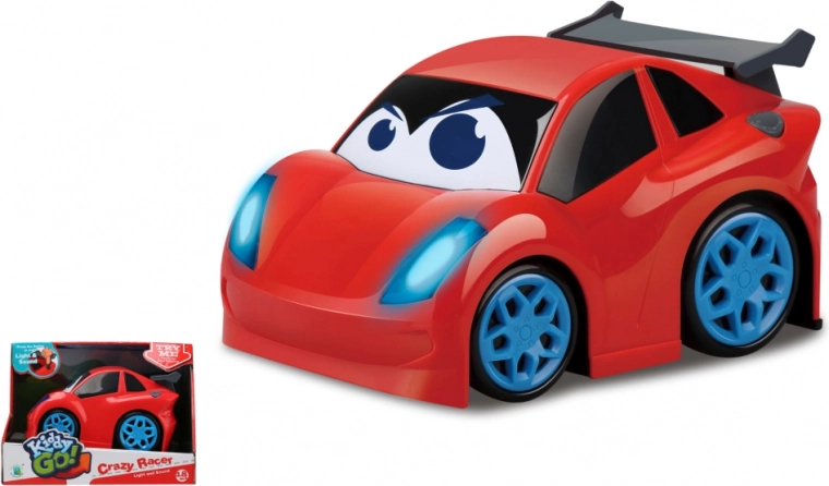 Kiddy Go! Red Sports Car with Light and Sound 19 cm