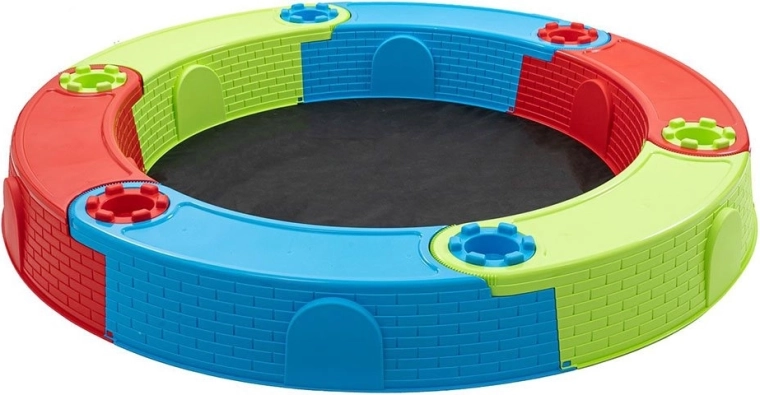 Didelė plastikinė sulankstoma smėlio dėžė CASTLE 170 cm