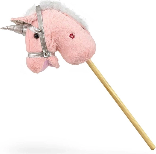 Hobby horse su muzikiniais efektais Milly Mally šviesiai rožinis