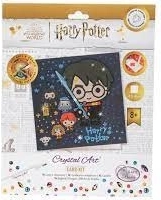 Crystal Art atvirukas – HARRY POTTER Family 18 × 18 cm