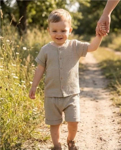Light and breathable muslin for summer comfort