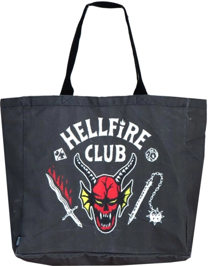 Audinio pirkinių krepšys XL Stranger Things Hellfire Club – 1 vnt.