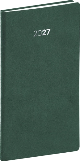 Notique kišeninis dienoraštis Balakon 2027 žalias 9 × 15,5 cm
