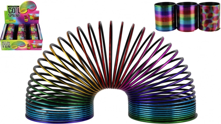 Spalvota plastikinė spiralė 8,5 cm