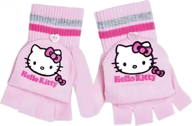 Pirštinės 2 viename Hello Kitty - 1 vnt.