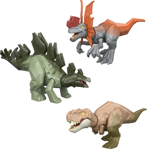 10+ interchangeable parts for custom dinosaur hybrids