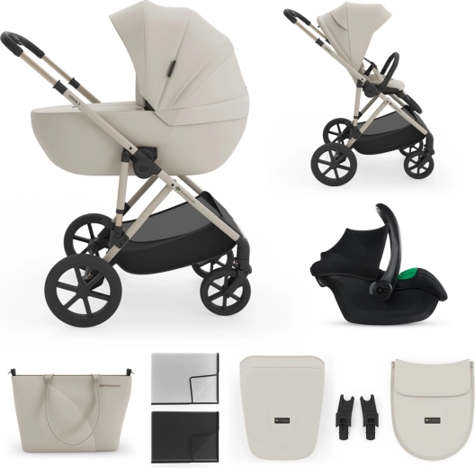 Kinderkraft PRIME 3 3-in-1 Travel System Sand Dune