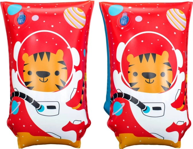 Cheerful astronaut tiger design