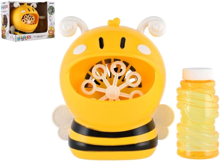 Automatic Bee Bubble Machine with Battery-Powered Bubble Solution