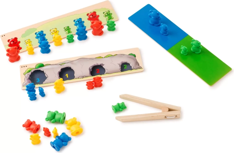 Toys for Life – meškiukų rūšiavimas pagal spalvą ir dydį