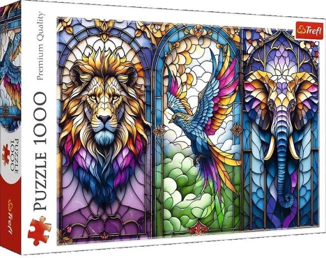 Stained Glass: Animals Puzzle – 1000 Pieces