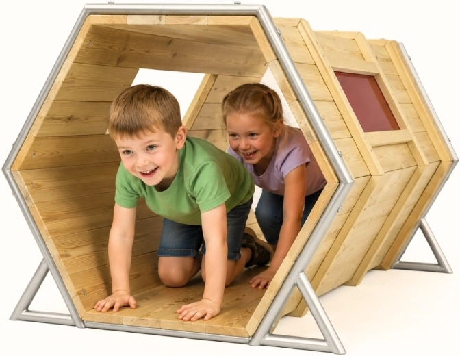 Classic World XXL wooden climbing tunnel
