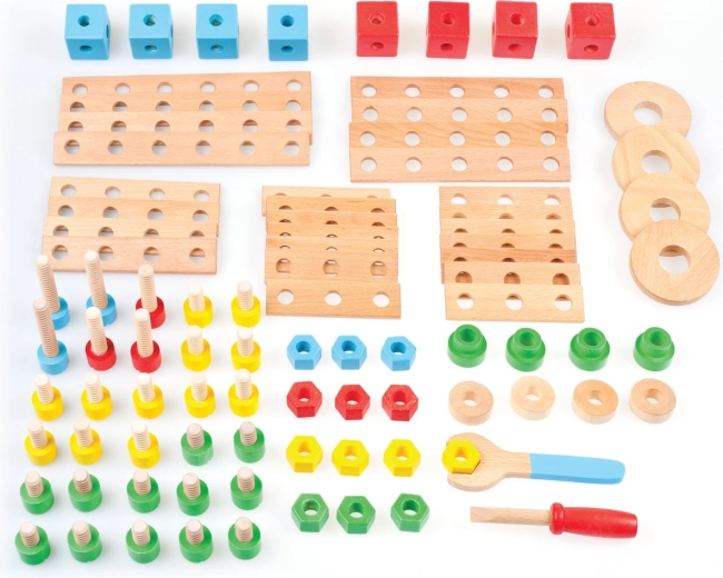 A construction toy that develops skills