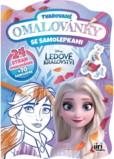 Formų spalvinimo knygelė „Ledo karalystė“