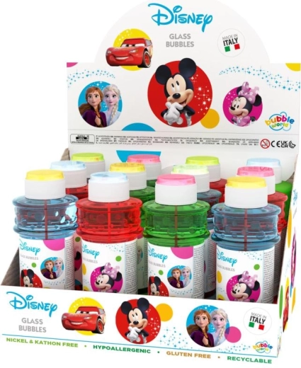 DISNEY muilo burbulams 300 ml su žaidimu dangtelyje